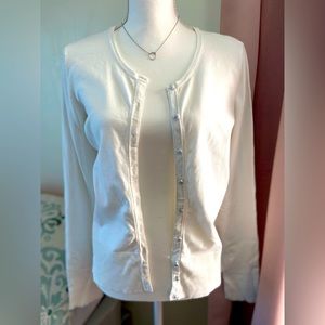 White House Black Market Size L Cardigan